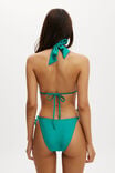 High Apex Slider Triangle Bikini Top, DEEP GREEN SHIMMER - alternate image 3