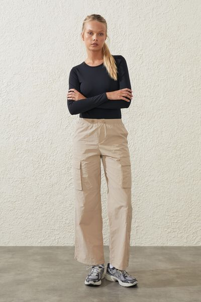 Active Utility Pant, WHITE PEPPER
