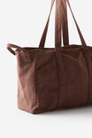 Body Canvas Tote, CHOCOLATE - example image 2