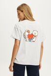 BT21 Active Graphic Tee, LCN BT21/GREY MARLE - example image 2