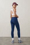 Ultra Luxe Mesh Panel 7/8 Tight- Asia Fit, NAVY PEONY - alternate image 3