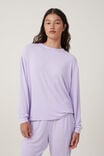 Camiseta - Super Soft Long Sleeve Top, PURPLE ROSE - vista alternativa 1
