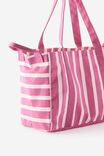 Stripe Carry All Tote, SUNDRIED ROSE STRIPE - example image 2