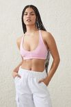 Ultra Luxe Strappy Back Crop, PINK FIZZ - alternate image 1