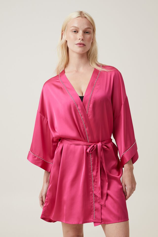 Luxe Staycay Satin Robe