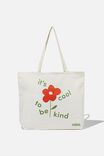Typo Difference Tote Bag, COOL TO BE KIND - alternate image 2