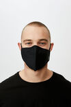 Máscara - Foundation Face Mask Adults, BLACK - vista alternativa 1