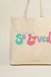 Foundation Body Recycled Tote Bag, SO LOVED - alternate image 2