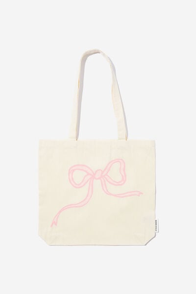 Foundation Kids Tote Bag, LIGHT PINK BOW