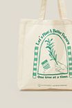 Foundation Adults Recycled Tote Bag, ONE TREE BETTER FUTURE - alternate image 2