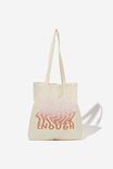 Foundation Adults Organic Tote Bag, YOU ARE ENOUGH - alternate image 1