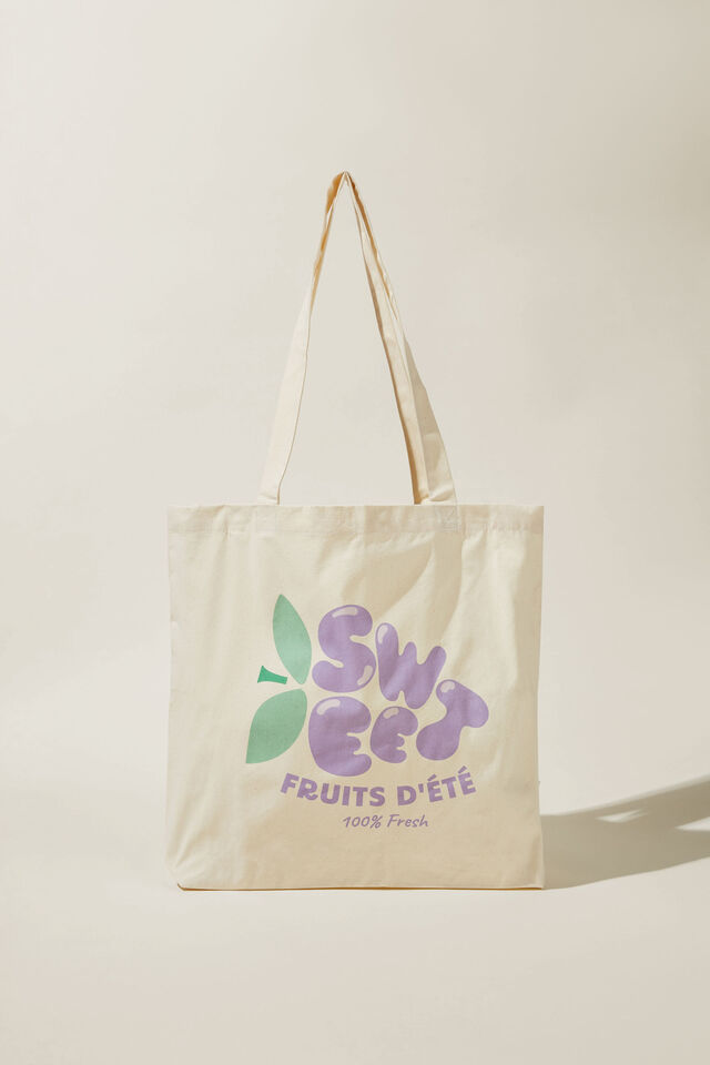 Foundation Body Tote Bag, SWEET FRUITS