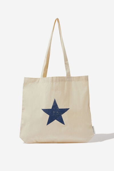 Foundation Factorie Tote Bag, NAVY STAR