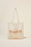 Foundation Adults Organic Tote Bag, IT S A GOOD DAY - alternate image 1