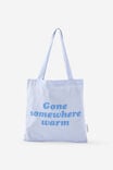 Foundation Body Mini Tote, SOMEWHERE WARM / VIOLET BLUE - example image 1