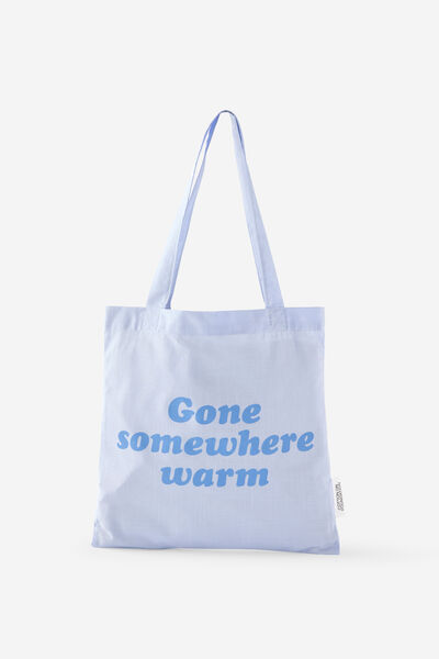 Foundation Body Mini Tote, SOMEWHERE WARM / VIOLET BLUE