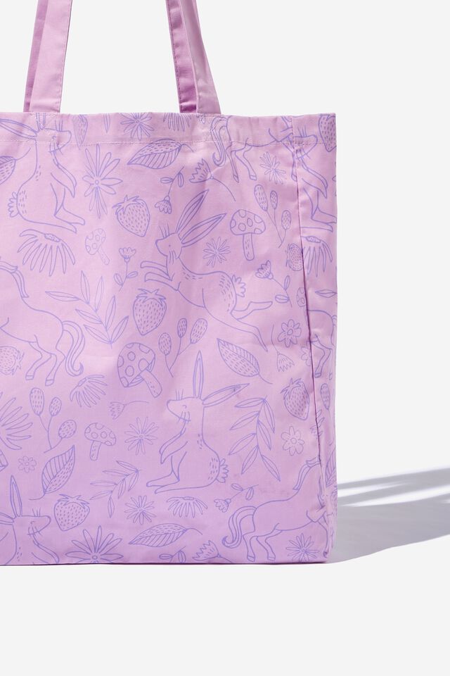 Foundation Kids Organic Tote Bag, MAGIC FOREST