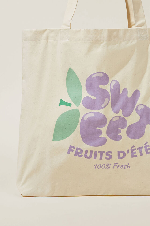 Foundation Body Tote Bag, SWEET FRUITS