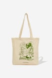 Foundation Typo Organic Tote Bag, FRIENDS FOR LIFE - alternate image 1