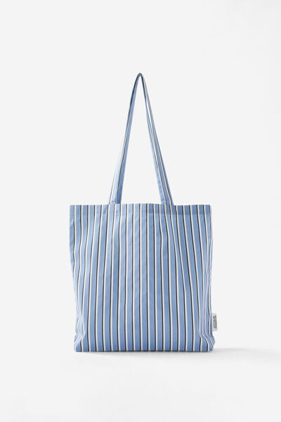 Foundation Adults Tote, ALLY STRIPE BLUE