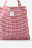 Foundation Body Mini Tote, MILLIE MICRO CHECK VIOLET & CHERRY - example image 2