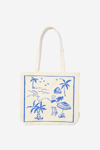 Foundation Body Tote Bag, SUMMER VACAY