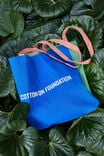 Foundation Adults Recycled Tote Bag, COLOUR BLOCK/ELECTRIC BLUE - alternate image 1