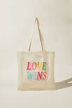 Foundation Adults Tote Bag, LOVE WINS 2024 - alternate image 3