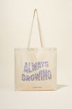 Foundation Body Recycled Tote Bag, ALWAYS GROWING - alternate image 1