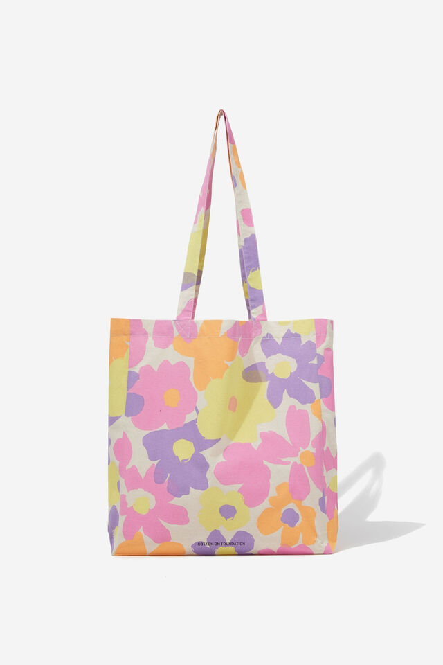 Foundation Kids Recycled Tote Bag, FLOWER CUT OUT