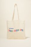 Foundation Body Recycled Tote Bag, FOUNDATION WAVE - alternate image 2