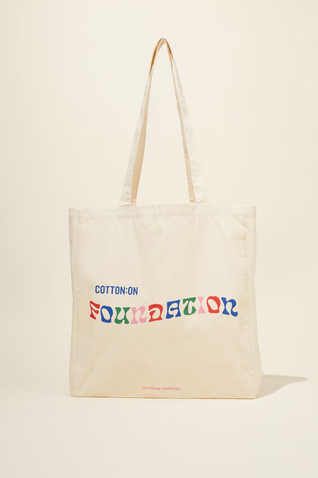 Foundation Body Recycled Tote Bag, FOUNDATION WAVE
