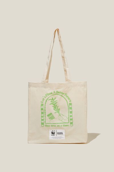 Foundation Adults Recycled Tote Bag, WWF BETTER FUTURE