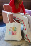 Foundation Adults Tote Bag, LOVE WINS 2024 - alternate image 1
