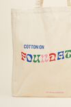 Foundation Body Recycled Tote Bag, FOUNDATION WAVE - alternate image 3