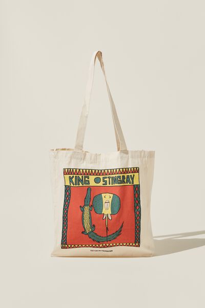 Foundation King Stingray Tote Bag, CROC STINGRAY