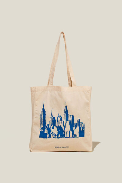Foundation Adults Recycled Tote Bag, NEW YORK