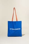 Foundation Adults Recycled Tote Bag, COLOUR BLOCK/ELECTRIC BLUE - alternate image 2