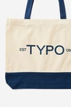 Foundation Typo Tote Bag, TYPO EST 09 - alternate image 2