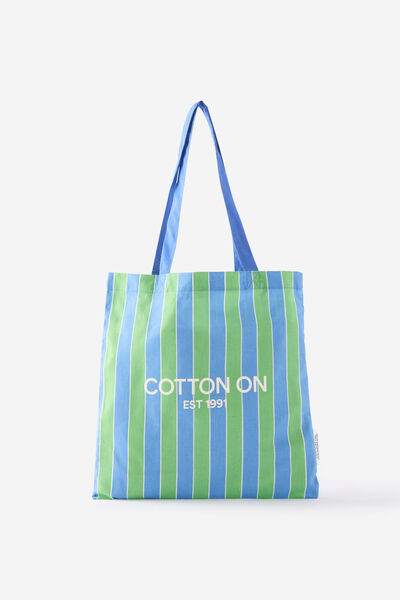 Foundation Mini Tote, THIN STRIPE SHAMROCK