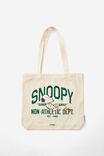 Foundation Typo Tote Bag, LCN SNOOPY GOOD GRIEF - alternate image 1