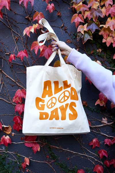 Foundation Kids Recycled Tote Bag, ALL GOOD DAYS