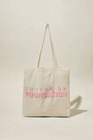 Foundation Body Recycled Tote Bag, LOGO PEACH OMBRE - alternate image 3