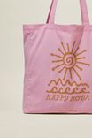 Foundation Adults Recycled Tote Bag, HAPPY HOUR / SWEET LILAC - alternate image 3
