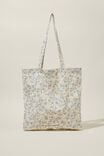 Foundation Adults Recycled Tote Bag, PEARL BLUE DITSY FLORAL - alternate image 2