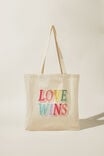 Foundation Adults Tote Bag, LOVE WINS 2024 - alternate image 1