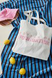 Foundation Body Recycled Tote Bag, LOGO PEACH OMBRE - alternate image 1