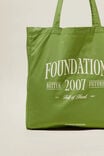 Foundation Adults Recycled Tote Bag, FOUNDATION/SWEET GREEN - alternate image 3