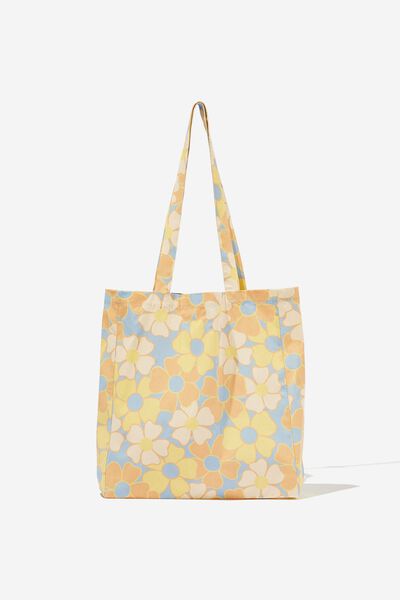 Foundation Adults Organic Tote Bag, BETH FLORAL