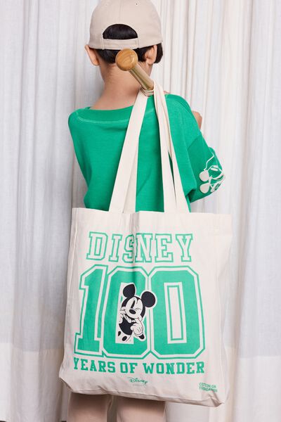 Foundation Kids Recycled Tote Bag, DISNEY 100 GREEN